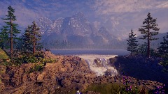 Athabasca Falls Rockies