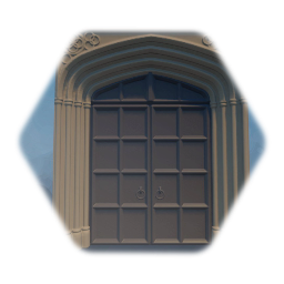 Castle entrance door