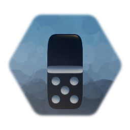 Black Domino - Blank, Five