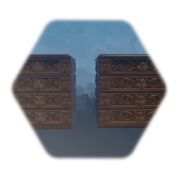 Ornate Night Stand Drawers