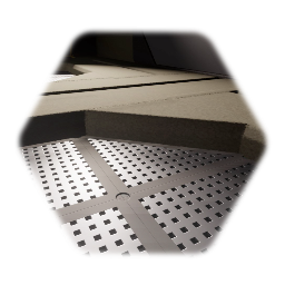 1x1 Metal Grate Corner