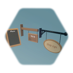 Shop signs