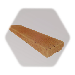 Textured Wooden Plank