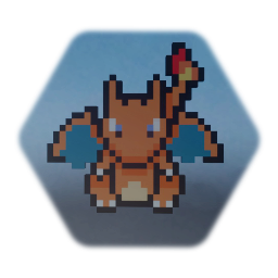 Charizard pixel art