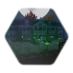 Halloween House Mansion Ghost Graveyard
