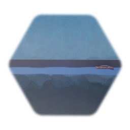 Boat floating in water