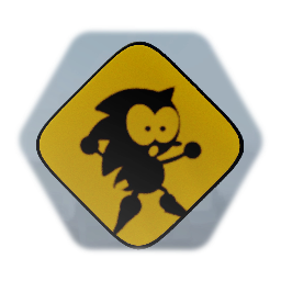 SONIC WARNING SIGN