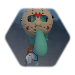 Squiddy as a Horror Character