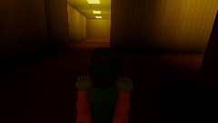 Doom guy in backrooms