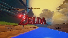 VR Zelda Start Menu