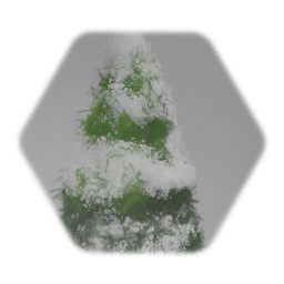 Remix of Snowy Pine Tree