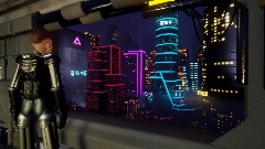 Neon Cyberpunk City