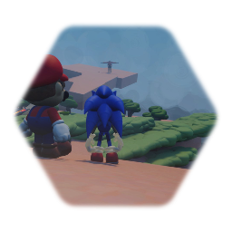 Sonic and mario