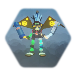 All wubbox combined to make legendary wubbox fixed wings