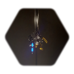 A collection of recreated swords.