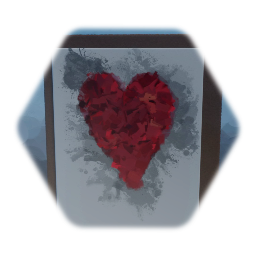 Love heart painting