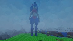 Giantess Growth Sonica In Green Hill zone with Sonic