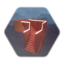 Modern Staircase With Lights