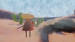 Connie in the desert