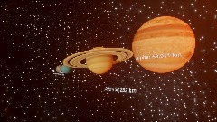 Planet/Star Size Comparison