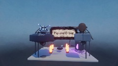 Pip and D-bug  booth Dreams com 2021