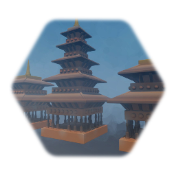 Nepal Pagodas