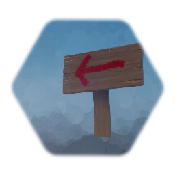 Arrow sign (paint)
