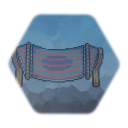 Pixel Art Beach Hammock