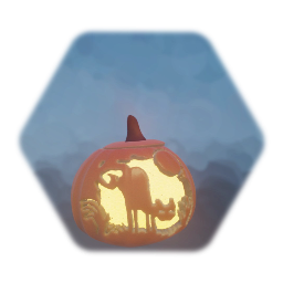 Remix of All Hallows' Dreams Pumpkin Template