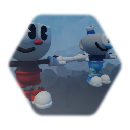 Cuphead and Mugman