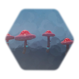 OptimizedRemix of Red Glowing Mushrooms by AJR1963ORIGAMI