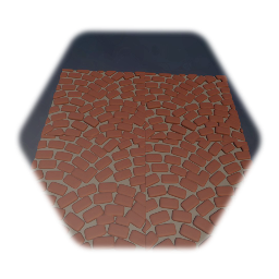 Curve Pattern Bricked Walkway - Light