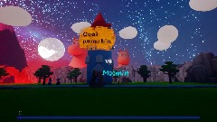 Cool pumpkin vs Moomin in Moomin valley