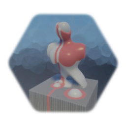 Lady Abstract  Statue