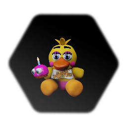 Toy Chica the chicken & Toy.Cupcake plush