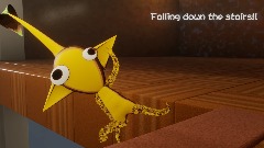 Falling down the stairs (Yellow pigij) (my first vid!!)