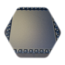 Metal Plate With Bolts