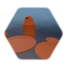 Vintage Uranium Colored Ceramics