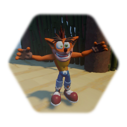 Real Crash Bandicoot N-Sane Puppet 3D Platform Good