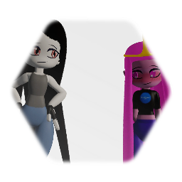 Marceline And Princess Bubblegum (IMS/Stylized)