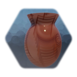 Hand-painted basic vase