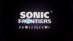 Sonic frontiers logo Showcase