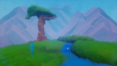 Diorama green island