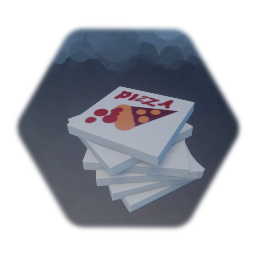 Pizza box pile