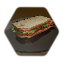 Sandwich sculpting challenge BLT
