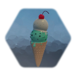 Waffle Cone Double Scoop