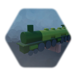 Double Train locomotive