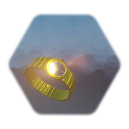 Golden Watch with Alert