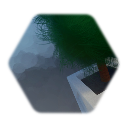 Cityscape: Large Potted Plant [A]