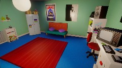 Interactive 80's room